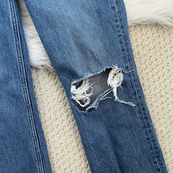 Abercrombie & Fitch Curve Love 90s Straight Jean Low Rise 24 - Picture 5 of 6